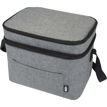 Logotrade business gifts photo of: Tundra GRS RPET double compartments cooler bag 13L