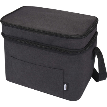Logo trade promotional merchandise photo of: Tundra GRS RPET double compartments cooler bag 13L