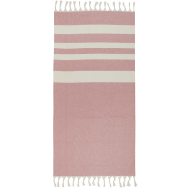 Logo trade promotional product photo of: Anders hammam towel 147 x 75.5 cm