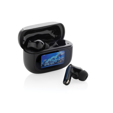 Logotrade business gifts photo of: Airtune RCS recycled plastic ANC earbuds with touch screen