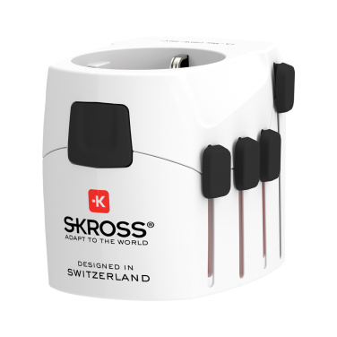 Logo trade promotional products picture of: SKROSS Pro 3-Pole World Travel Adapter