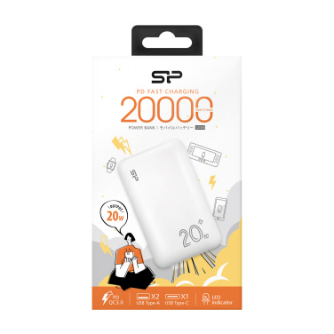 Logo trade promotional merchandise photo of: Power bank Silicon Power QS58 20000 mAh