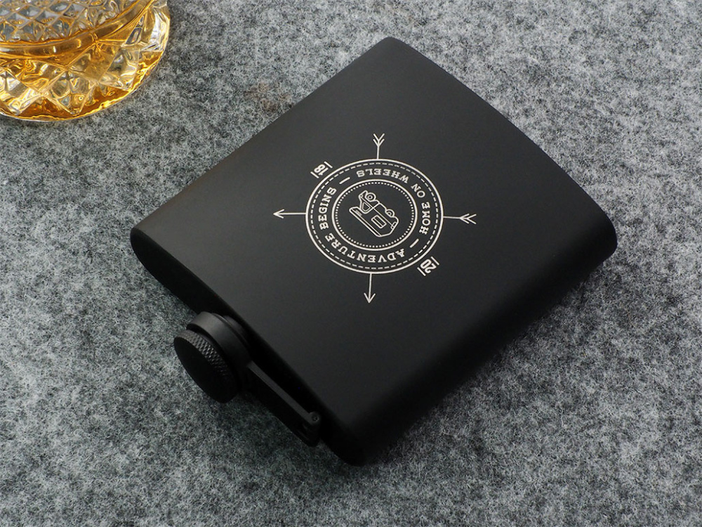 Logo trade promotional gifts picture of: Hip flask 190203600