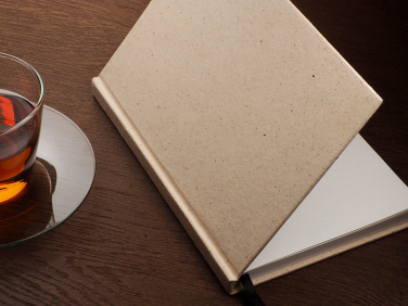 Logo trade promotional items image of: Recycled Banana Notebook 209734200