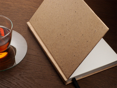 Logotrade promotional merchandise photo of: Recycled Coconut Notebook 209734100