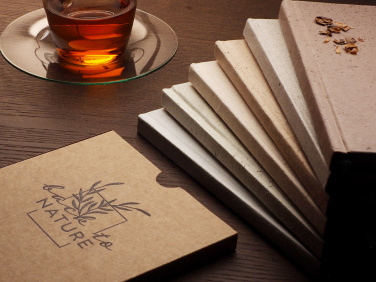Logo trade promotional merchandise picture of: Recycled Hemp Notebook 209734300