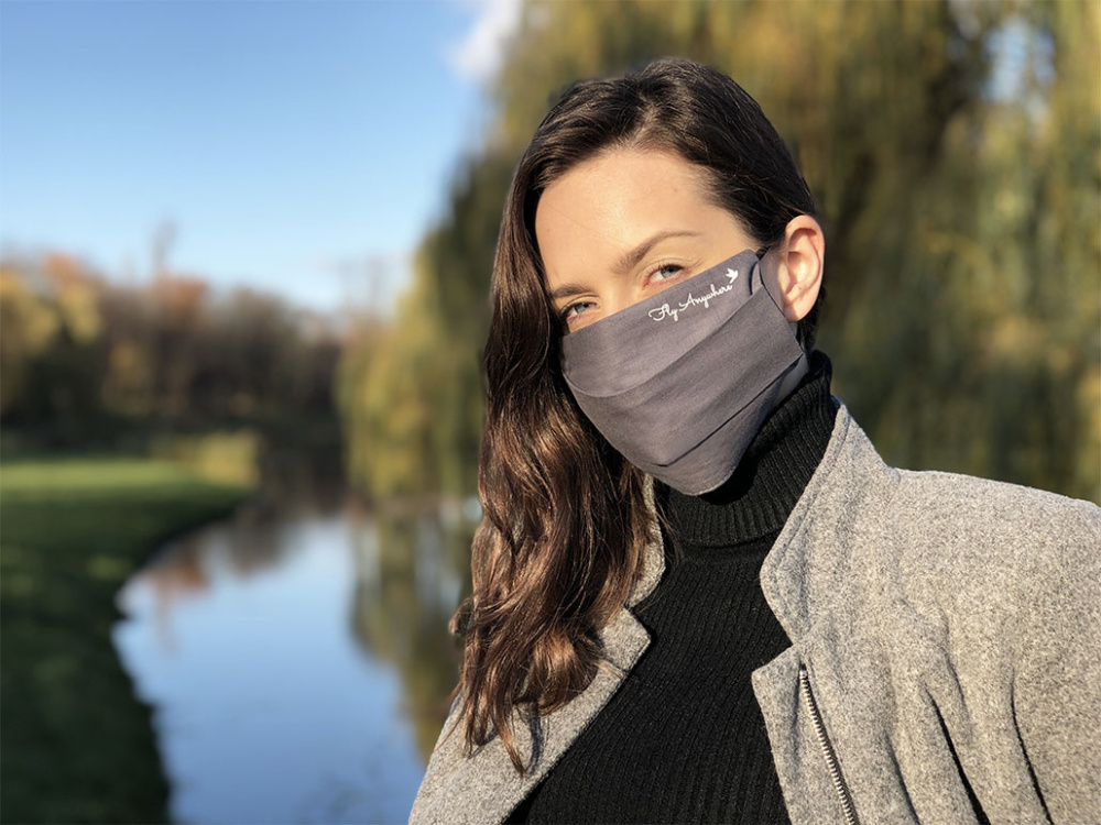 Logo trade corporate gifts picture of: MERCURE cotton face mask 139016500