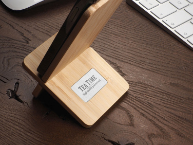 Logo trade promotional giveaways image of: Wooden telephone stand 1834292