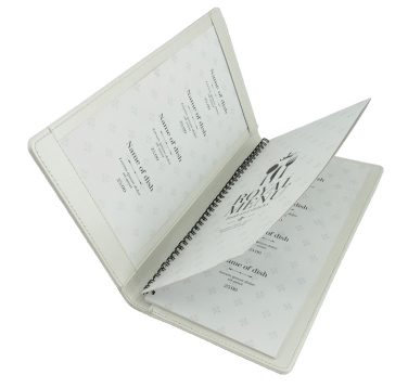 Logo trade promotional items image of: Menu cover 1080119
