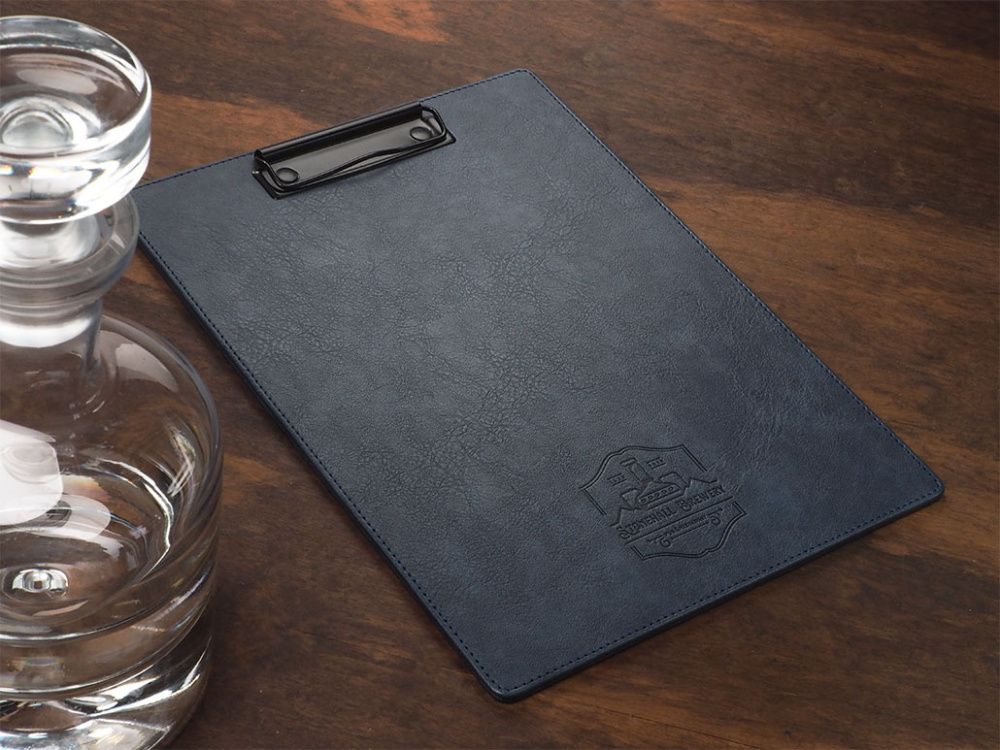 Logo trade business gift photo of: Clipboard menu 1121327