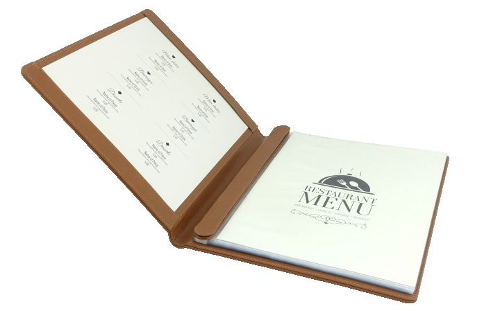Logo trade promotional merchandise photo of: Menu cover 1055119