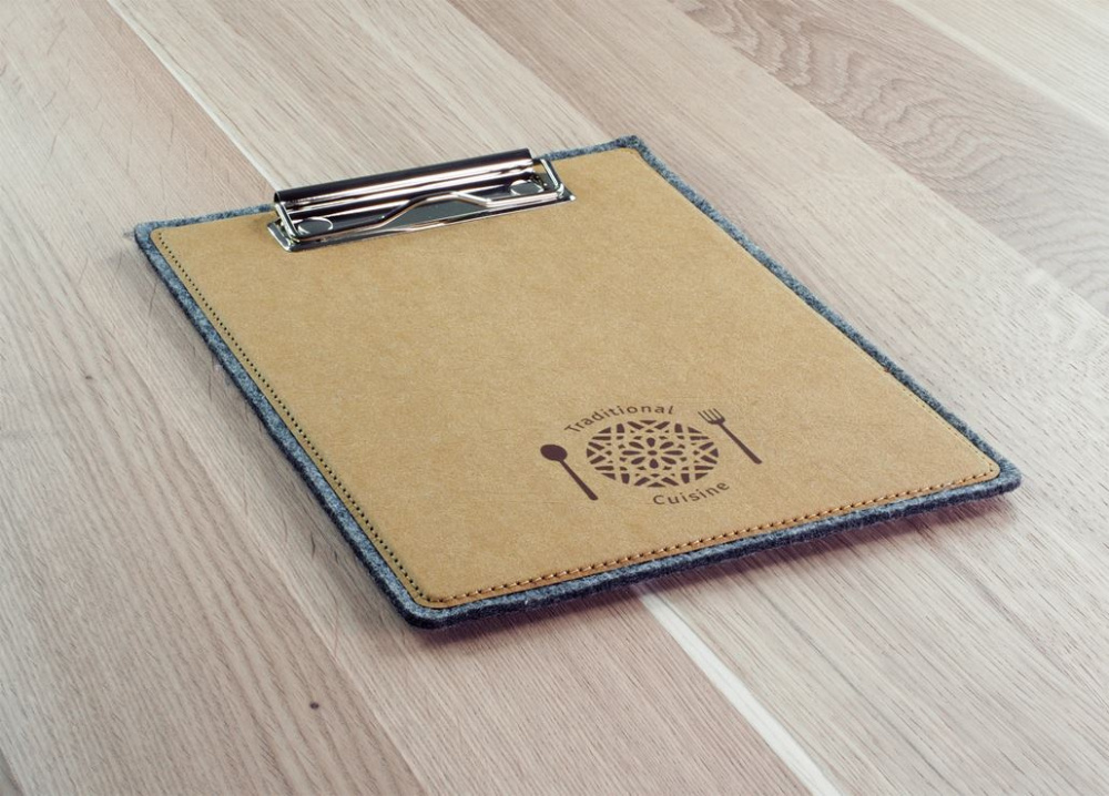 Logo trade business gift photo of: Clipboard menu 1184140