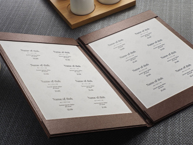 Logo trade promotional items picture of: Menu cover 1719280