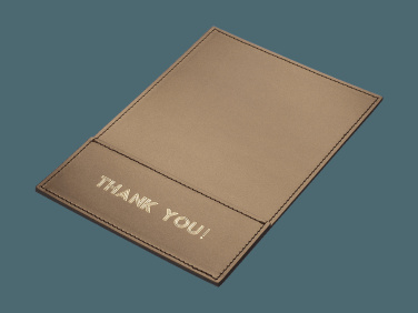 Logo trade promotional gifts picture of: Bill holder 1053094