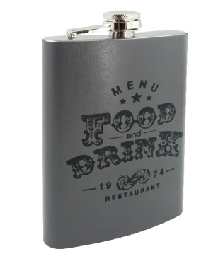 Logo trade promotional giveaways picture of: Hip flask 425119