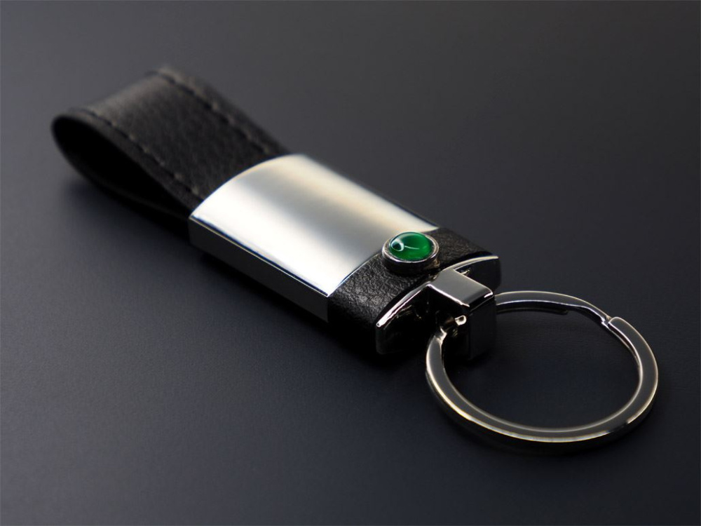 Logotrade promotional item picture of: Agate stone Keyring 1297095