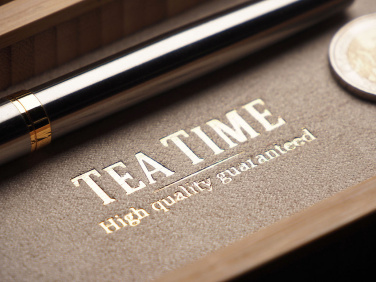 Logo trade promotional merchandise picture of: Wooden desk organiser 1850292