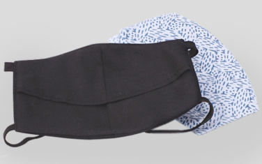 Logo trade promotional product photo of: VENUS PRO cotton face mask with a pocket an HEPA filter 1378165
