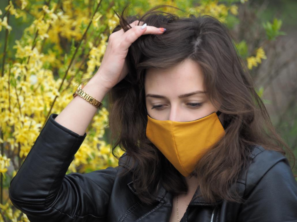 Logo trade promotional products image of: VENUS cotton face mask 1377165