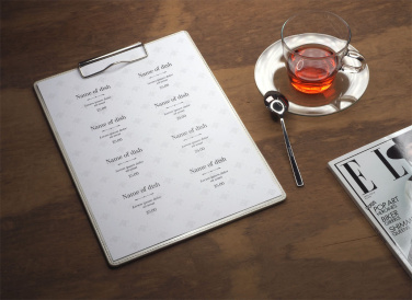 Logo trade promotional items image of: Clipboard menu 1122119
