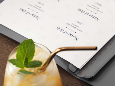 Logo trade promotional giveaways picture of: Menu cover 1765094