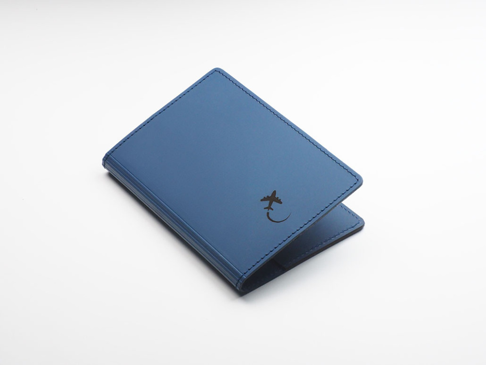 Logo trade advertising products image of: Passport case 2148094
