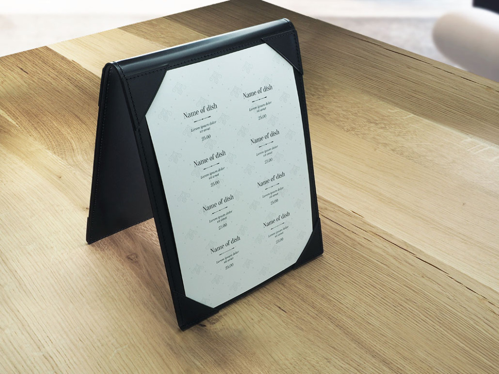 Logotrade promotional giveaway image of: Promo menu 1605094