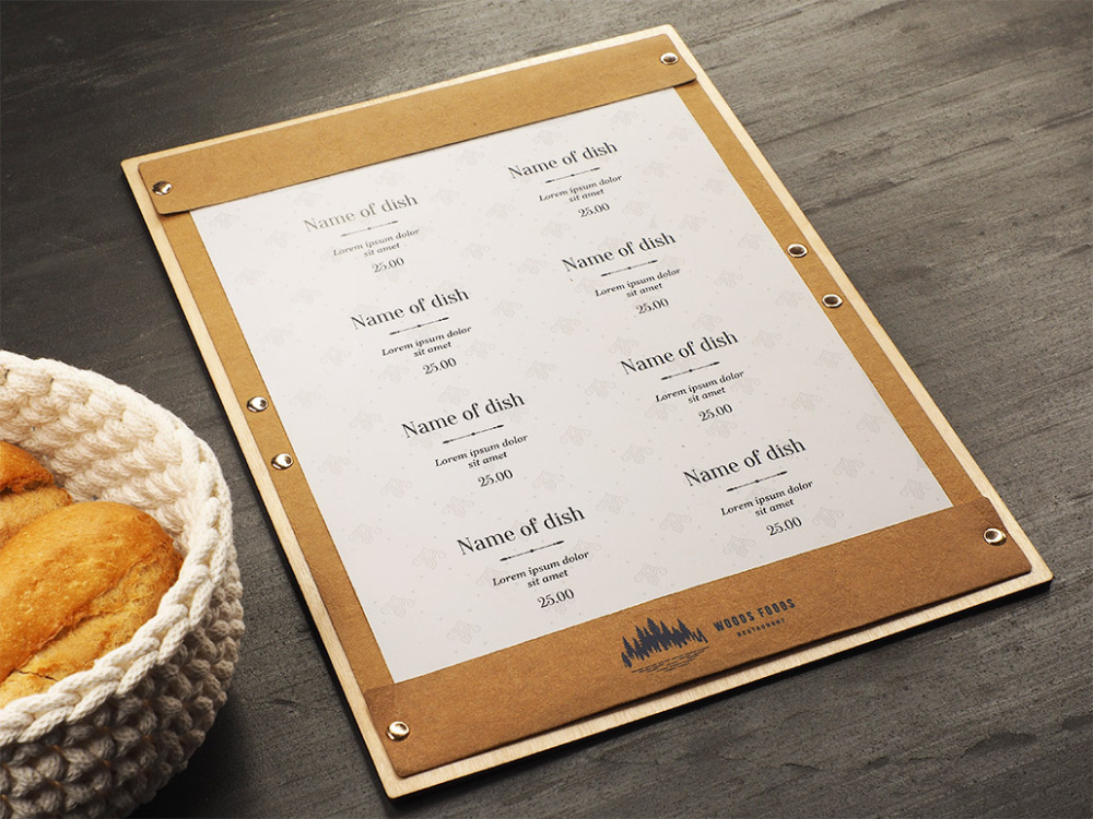 Logotrade business gifts photo of: Menu pad 1668121