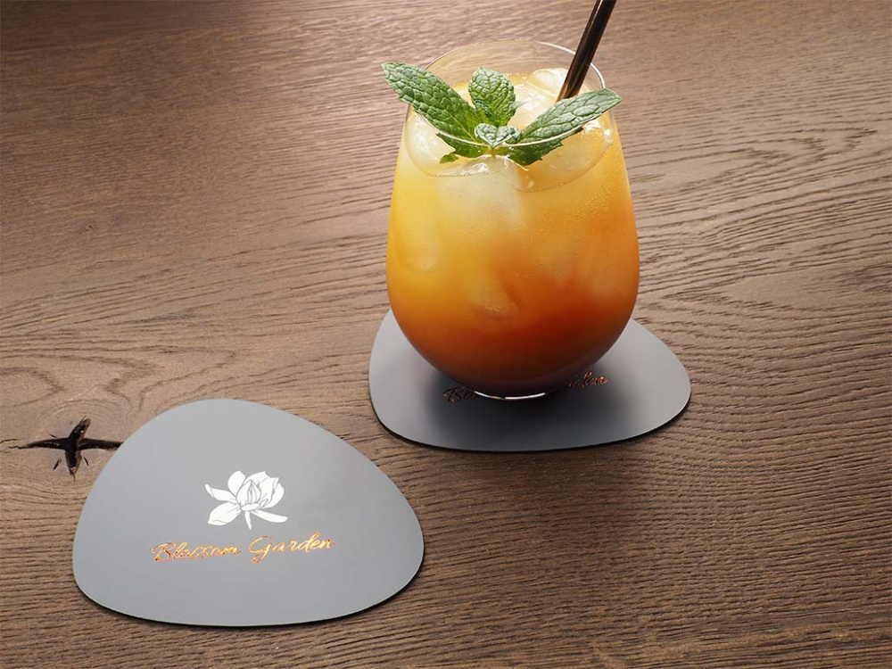 Logo trade promotional giveaways image of: Coaster 1607094