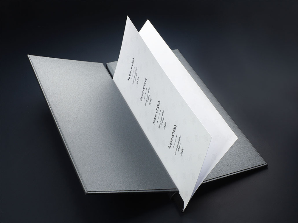Logotrade promotional item image of: Menu cover 1680280