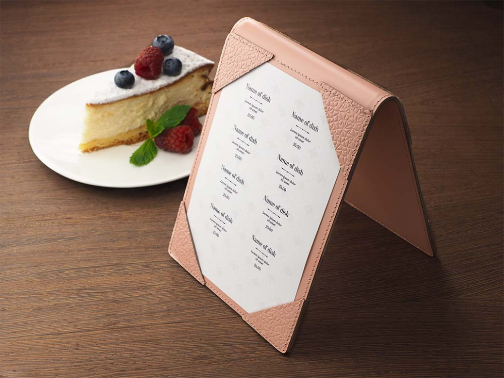 Logo trade promotional giveaways image of: Promo menu 1604281