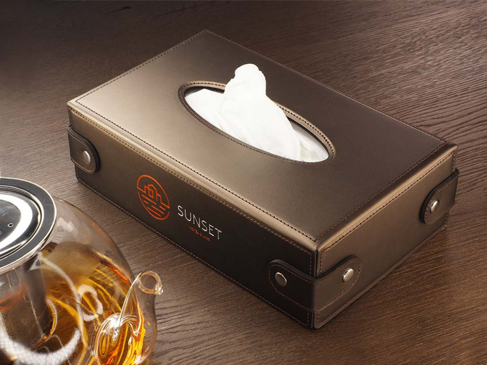 Logo trade promotional gift photo of: Tissue box 1673094