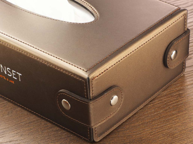 Logo trade business gift photo of: Tissue box 1673094