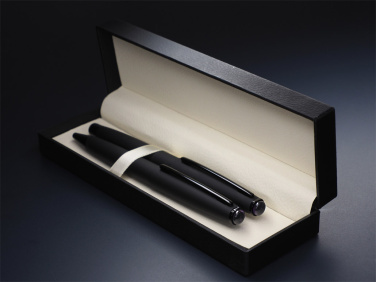 Logo trade promotional merchandise image of: Amethyst Pen set  1288036