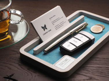 Logotrade promotional item image of: Wooden desk organiser 1818121