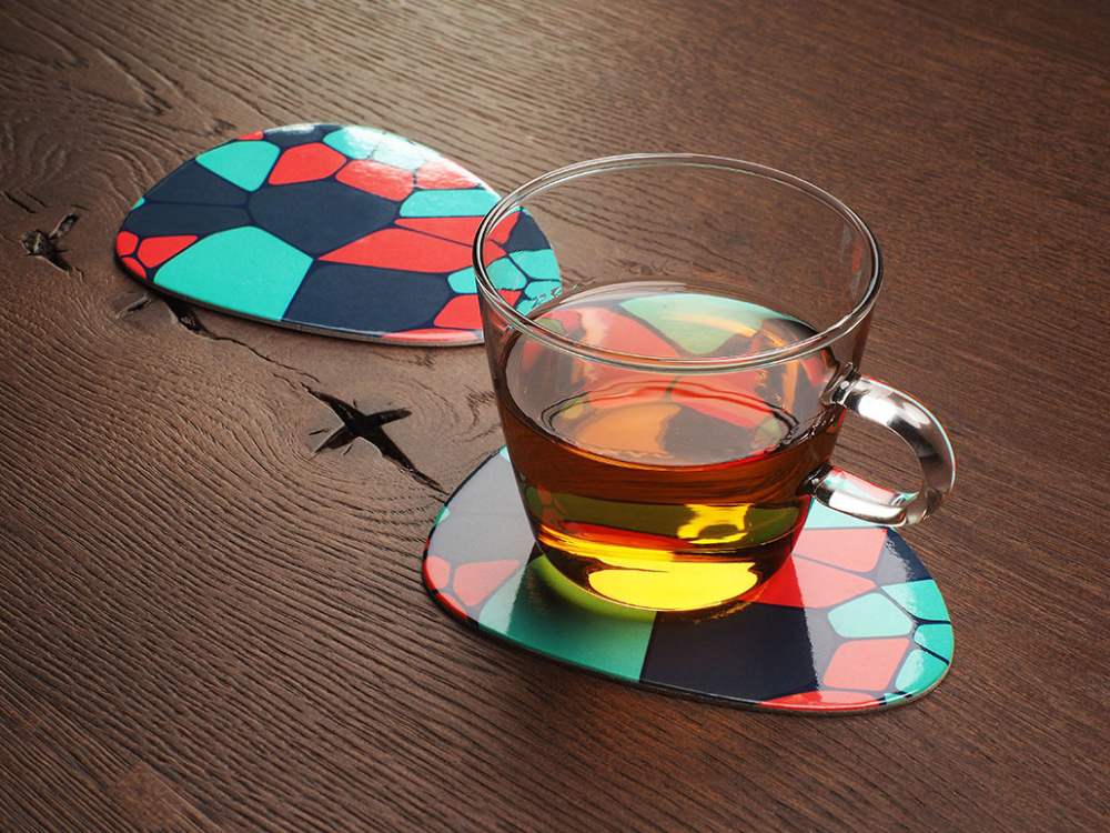 Logotrade promotional items photo of: Printed paper coaster 1840117