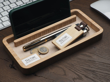 Logotrade promotional item picture of: Wooden desk organiser 1818292