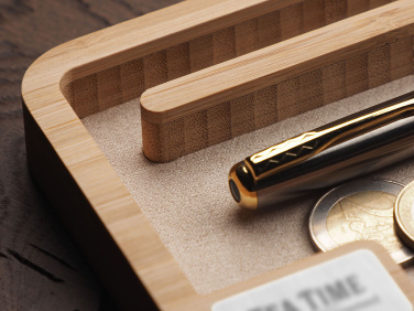 Logotrade promotional item picture of: Wooden desk organiser 1818292