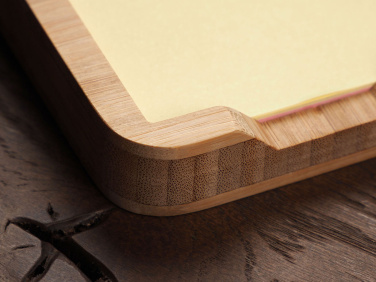 Logo trade promotional gifts image of: Wooden memo card box 1832292