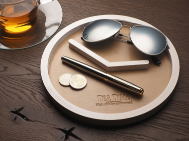 Logo trade promotional merchandise image of: Wooden organiser 1843121