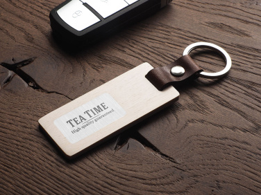Logotrade promotional merchandise image of: Wooden keyring 1853121