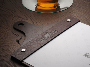 Logo trade promotional giveaways picture of: Menu cover 1861121