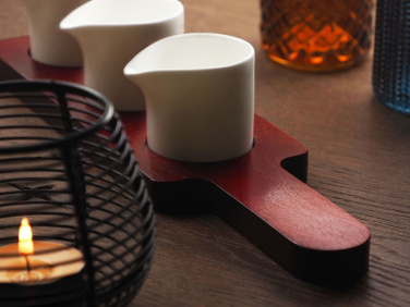 Logotrade promotional item picture of: Wooden 3 Shot Serving Board 1863121