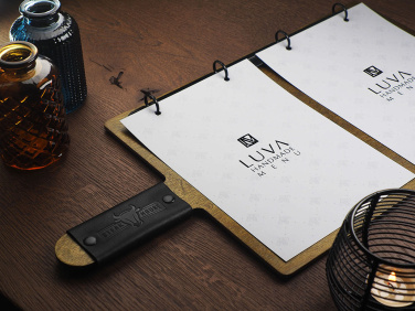 Logo trade promotional giveaways image of: Menu cover 1864121