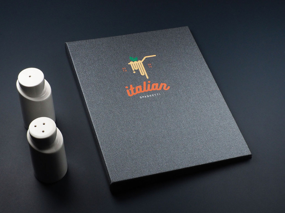 Logo trade promotional merchandise picture of: Menu cover 1952280