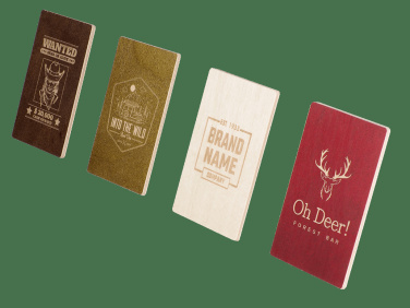 Logo trade business gift photo of: Wooden magnet 2034121