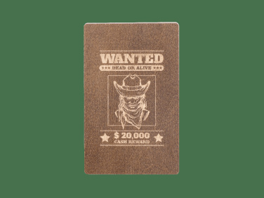 Logo trade corporate gifts image of: Wooden magnet 2034121