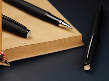 Logo trade business gift photo of: Striped Flint Pen set 1284036
