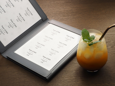 Logo trade promotional merchandise picture of: Menu 1112094