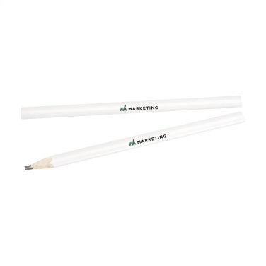 Logo trade promotional products image of: Carpenter wooden pencil